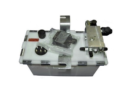 Groupe hydraulique type suspendu ( lèvre rabattable 2 électrovannes ) A-00175