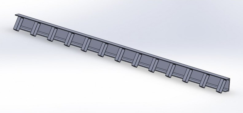 UPN DE FIXATION 140 X 3000 MM À SCELLER